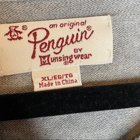SOLD The Orginal Penguin Brand V-Neck Sweater XL - Picture 5 of 8